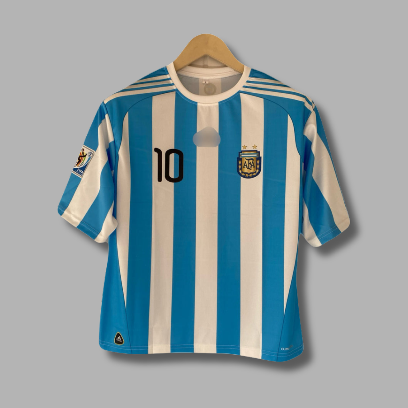 Messi Argentina 2010 Home Five Sleeve Sublimation - P2302 | Jersey Kada