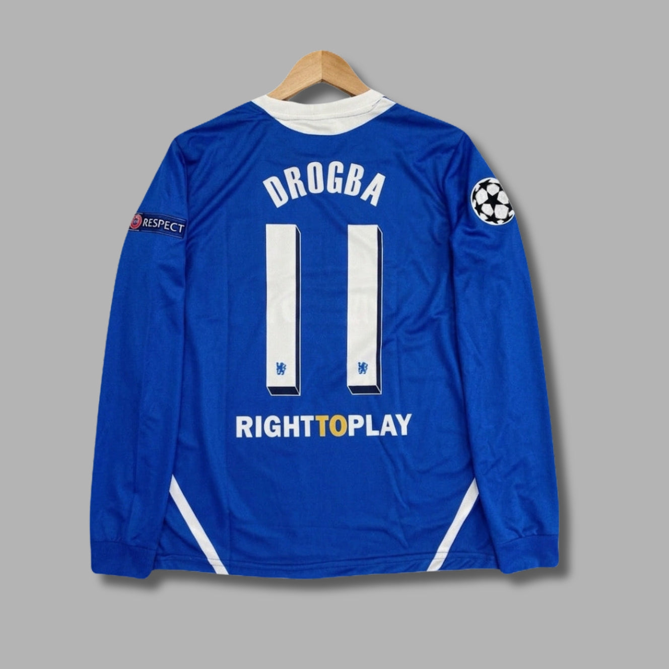 Chelsea 2012 Ucl final edition Drogba full sleeve Embroidery | Jersey Kada