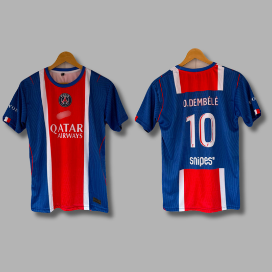 Dembele PSG 2026/27 Home Half Sleeve Sublimation - P2372 | Jersey Kada