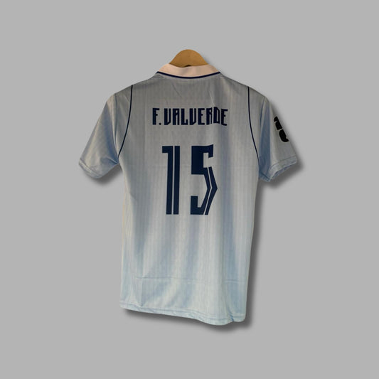 Uruguay 2026 world cup Home Valverde Half Sleeve collar Sublimation | Jersey Kada