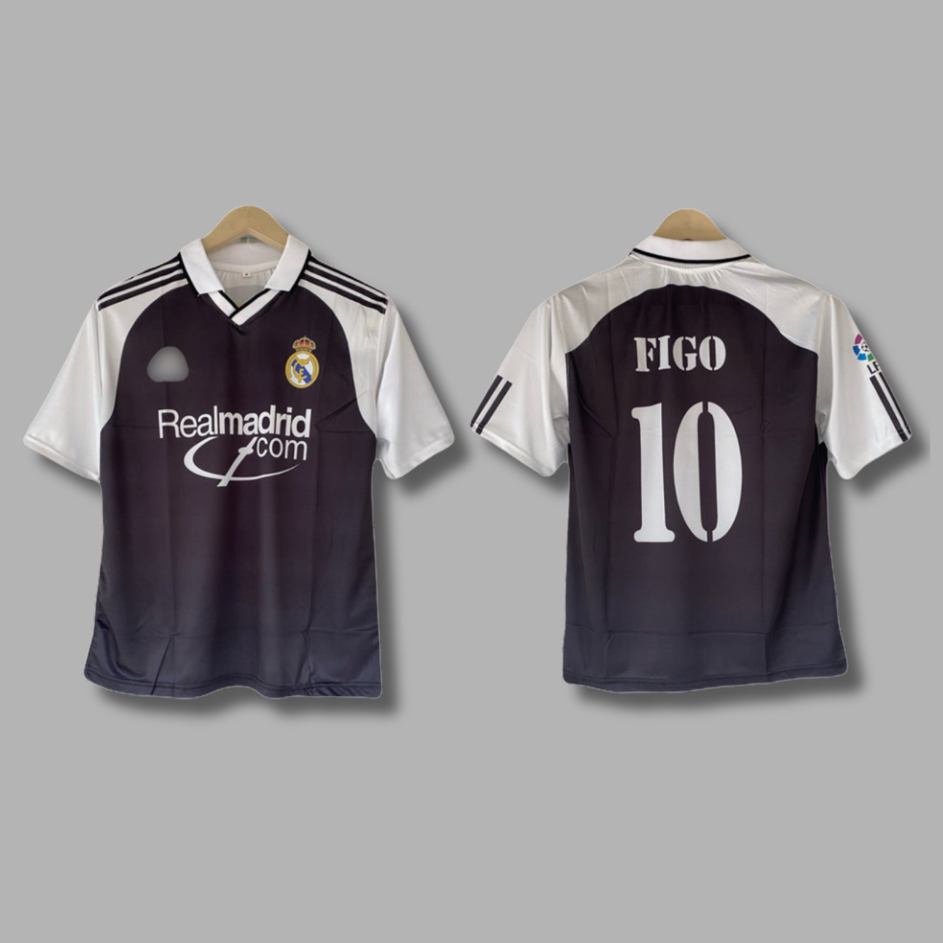 Figo Real Madrid Five Sleeve Collar Sublimation- P2199 | Jersey Kada