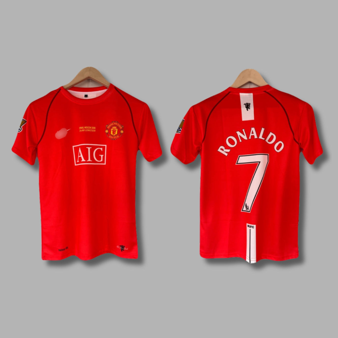 Man United Ronaldo 2008 UCL Final Edition Half sleeve Sublimation - P1327 | Jersey Kada