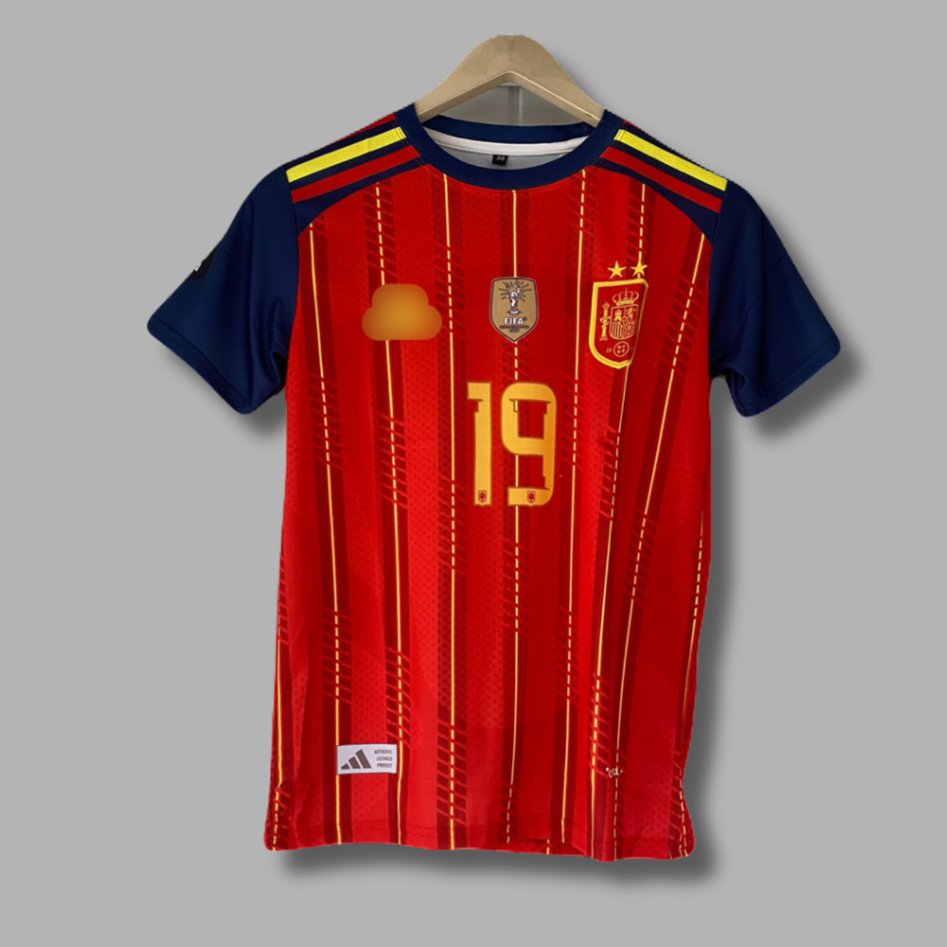 Lamine Yamal Spain 2 Star Home Half Sleeve Embroidery -P2350 | Jersey Kada