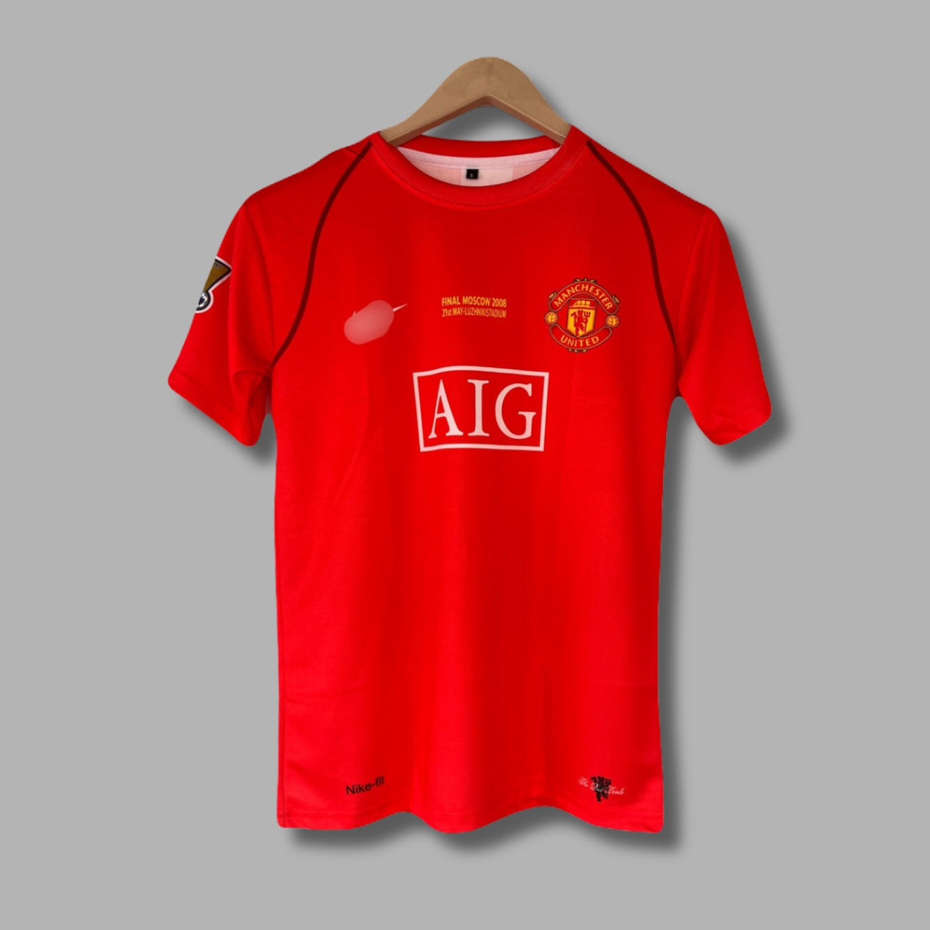 Man United Ronaldo 2008 UCL Final Edition Half sleeve Sublimation - P1327 | Jersey Kada