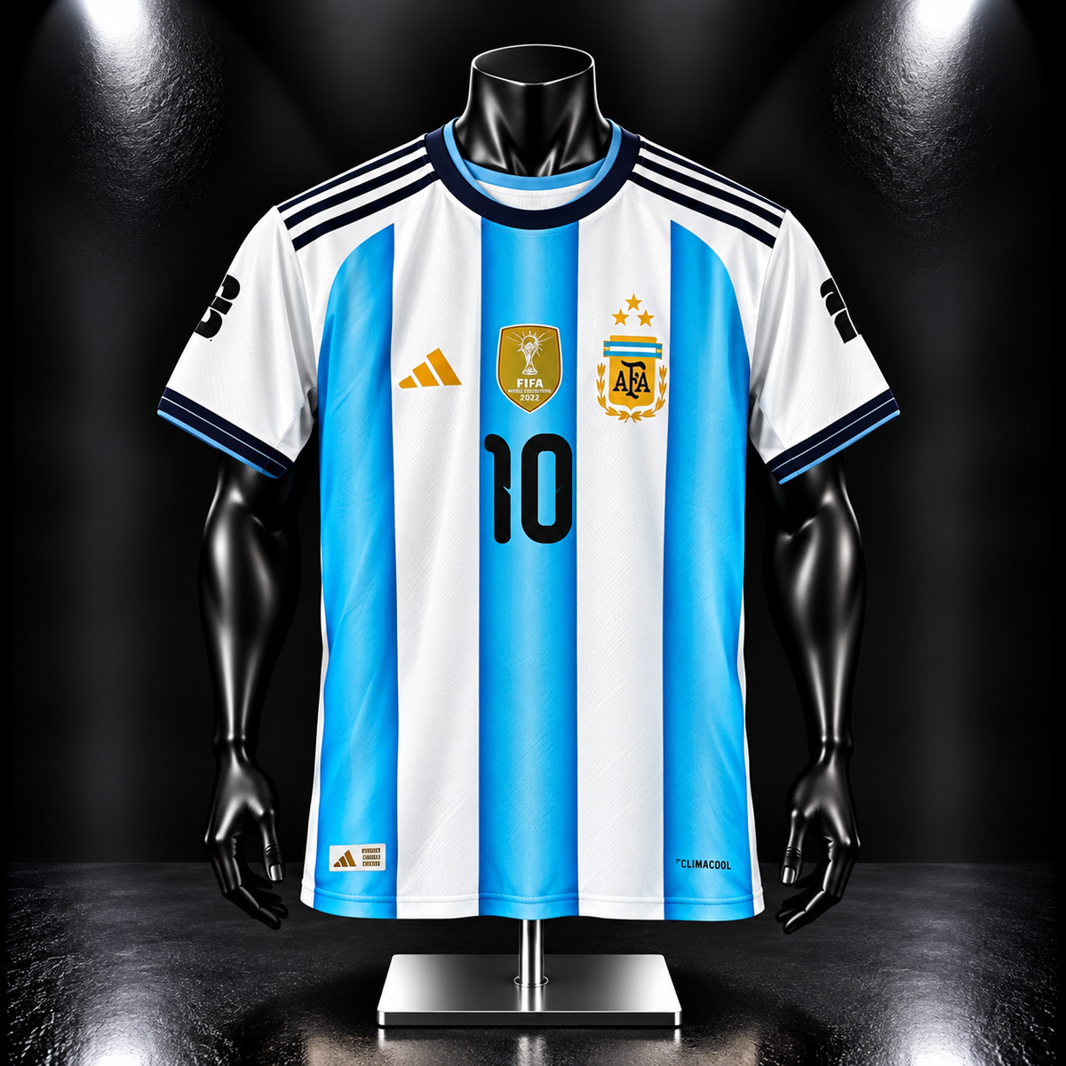 Messi Argentina 2026 World Cup Home Half Sleeve Embroidery - P2375 | Jersey Kada