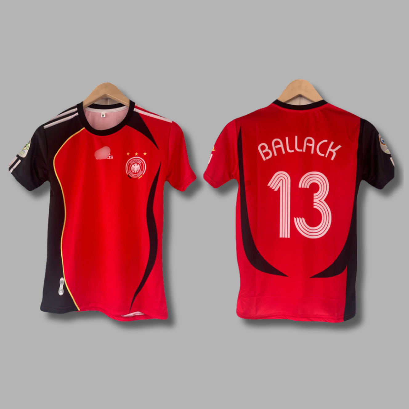 Ballack Germany 2006 Away Half Sleeve Sublimation - P2279 | Jersey Kada