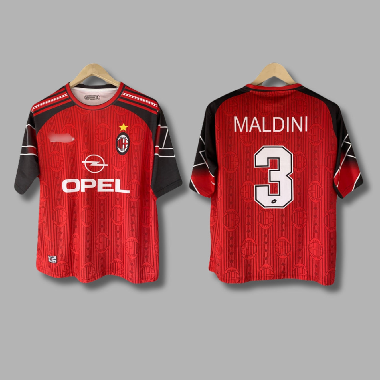 Ac Milan Mildini Five Sleeve Sublimation - P2053 | Jersey Kada