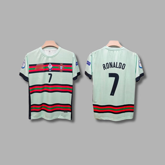 Portugal 2021/22 away jersey Ronaldo Half Sleeve Sublimation - P574 | Jersey Kada