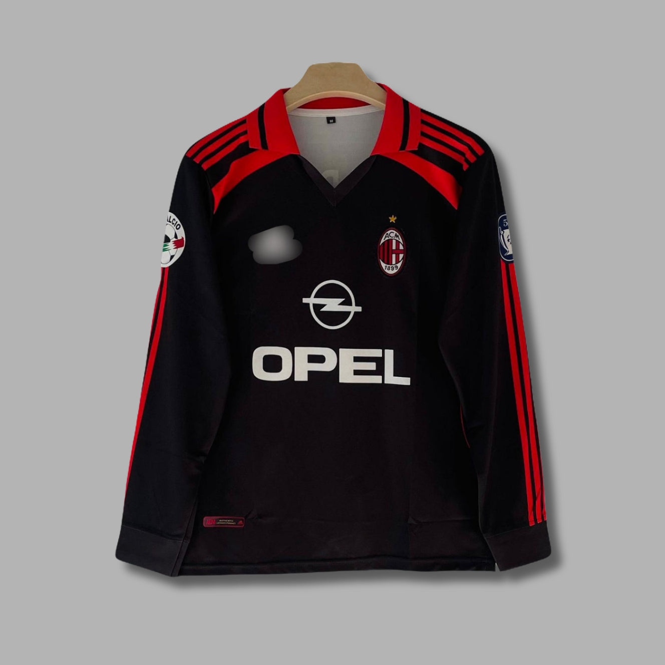 Ac Milan 2005/06 Third kit Maldini FullSleeve Collar Embroidery P1417 | Jersey Kada