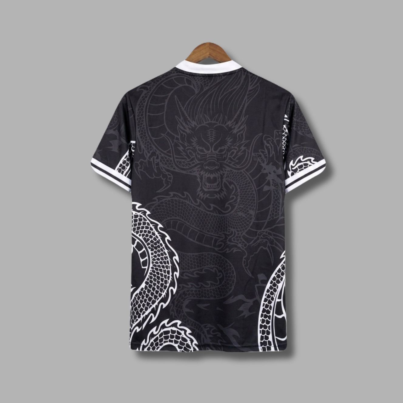 Real Madrid Dragon Edition Plane Back  Half Sleeve Collar Embroidery P1555 | Jersey Kada