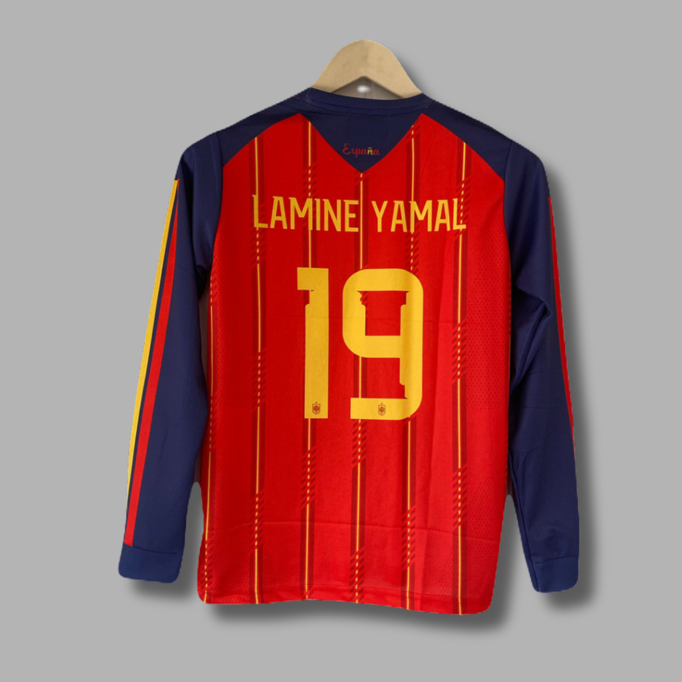 Lamine Yamal Spain Home Full Sleeve Embroidery -P2347 | Jersey Kada
