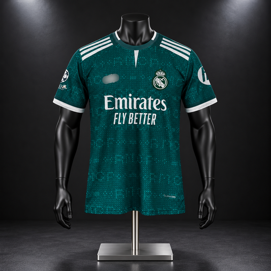 Mbappe Real Madrid 2026-27 Away Half Sleeve Embroidery - P2380 | Jersey Kada