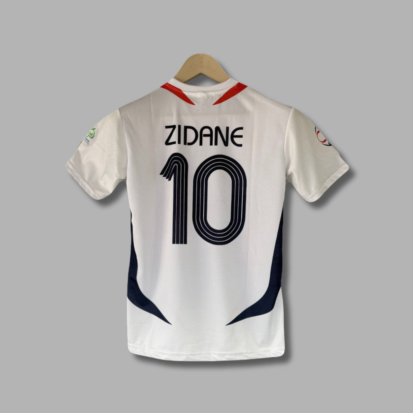 France 2006-07 Away Zidane Half Sleeve Embroidery | Jersey Kada