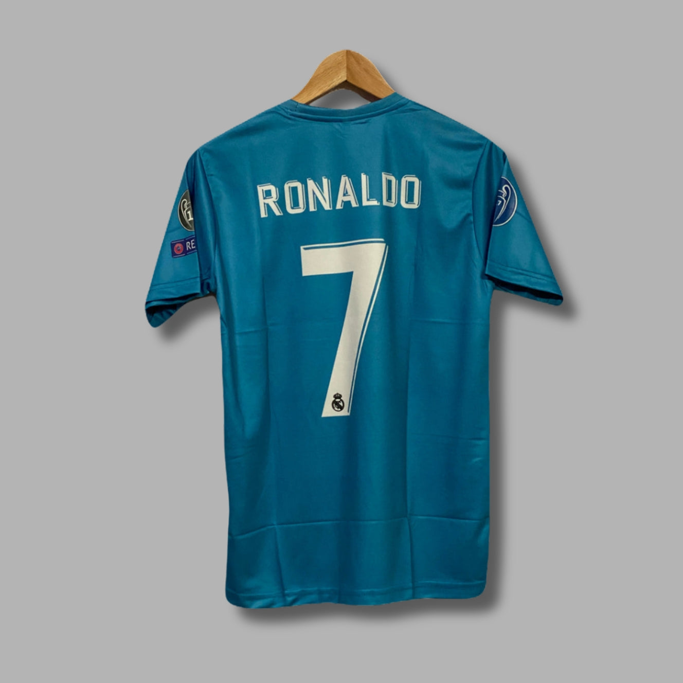 Real Madrid 2017/18 third kit Ronaldo Half Sleeve Embroidery -P183 | Jersey Kada