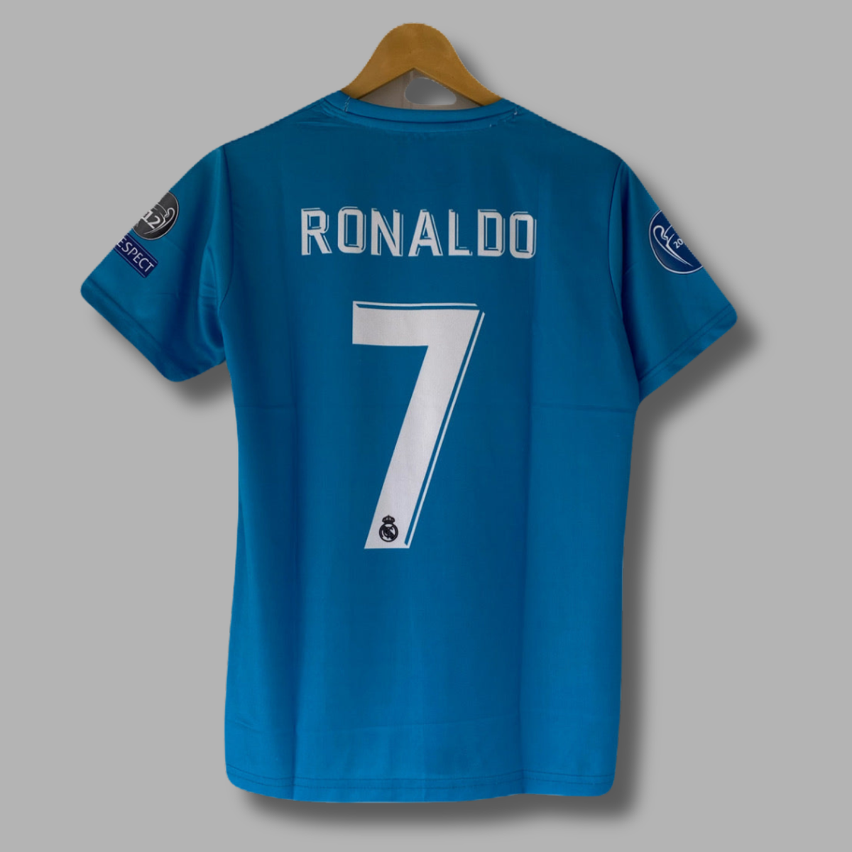 Ronaldo Real Madrid 2017-18 Away Half Sleeve Embroidery Jersey - P2709 | Jersey Kada