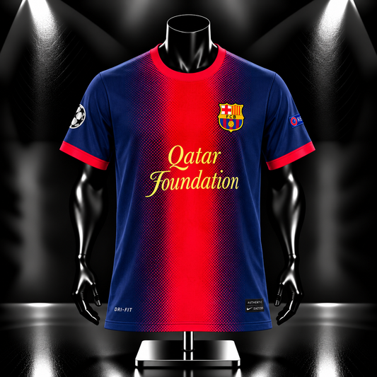 Messi Barcelona 2011-12 Home Half Sleeve Sublimation -  P2298 | Jersey Kada