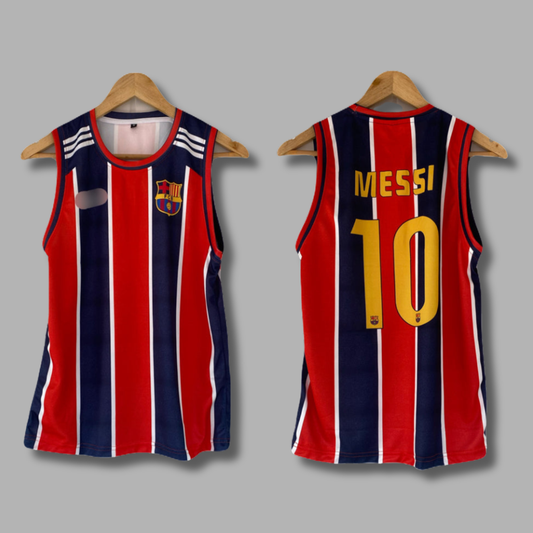 Messi Barcelona Special Edition Sleeveless Bibs Sublimation - P2240 | Jersey Kada