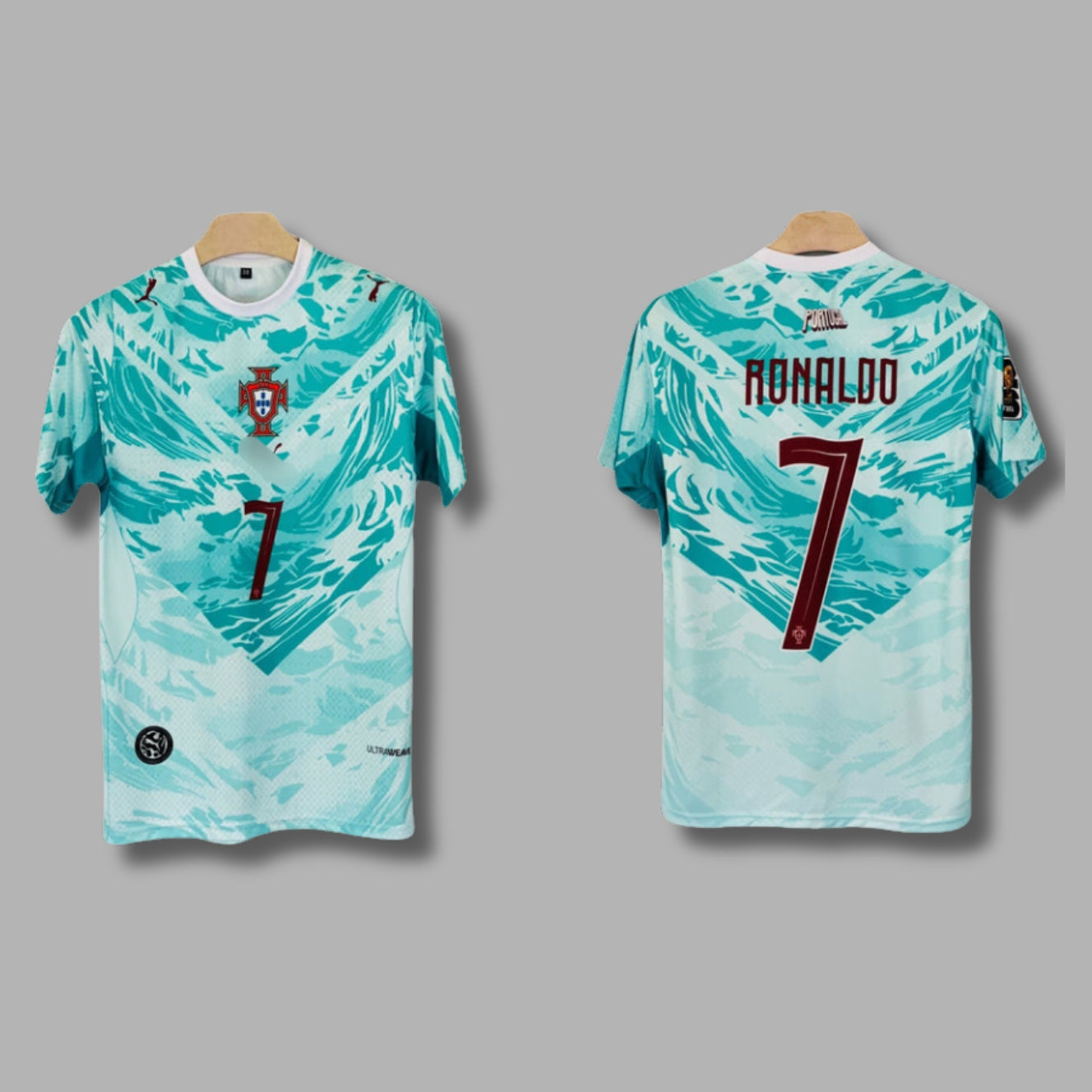 Portugal 2026 WorldCup Away Ronaldo Half Sleeve Sublimation | Jersey Kada
