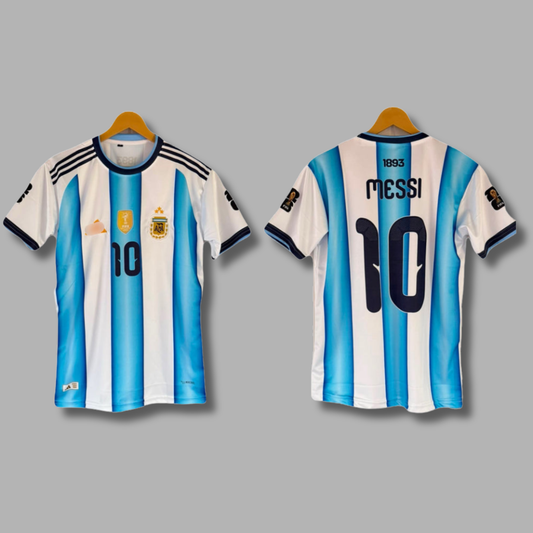Messi Argentina 2026 World Cup Home Half Sleeve Embroidery - P2375 | Jersey Kada