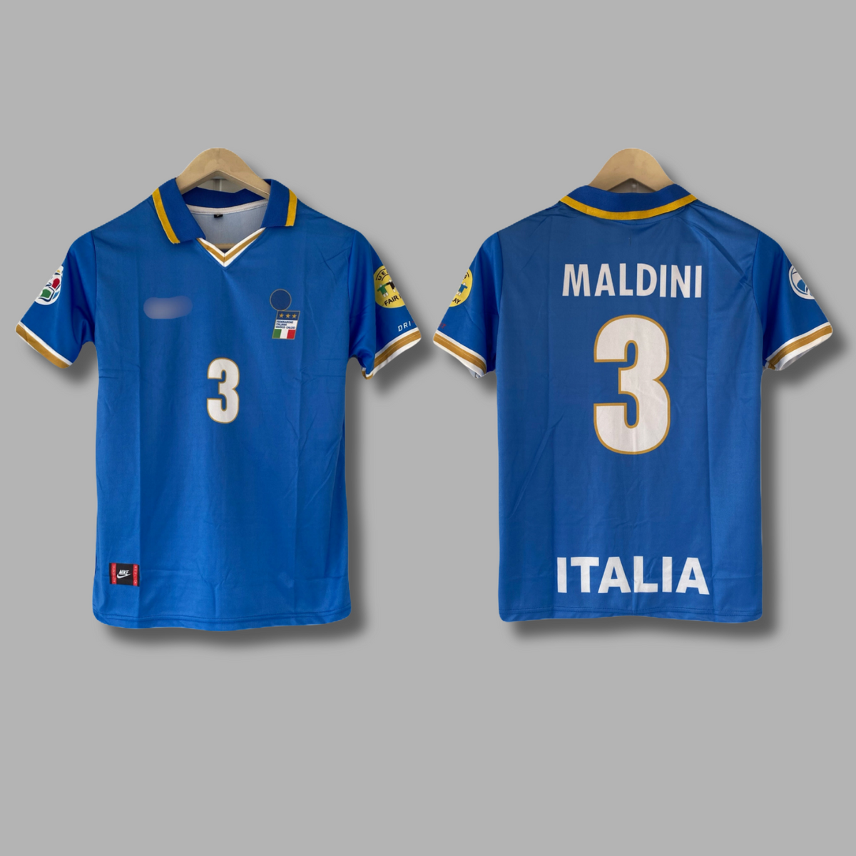 Maldini Italy half sleeve collar sublimation jersey - P2180 | Jersey Kada