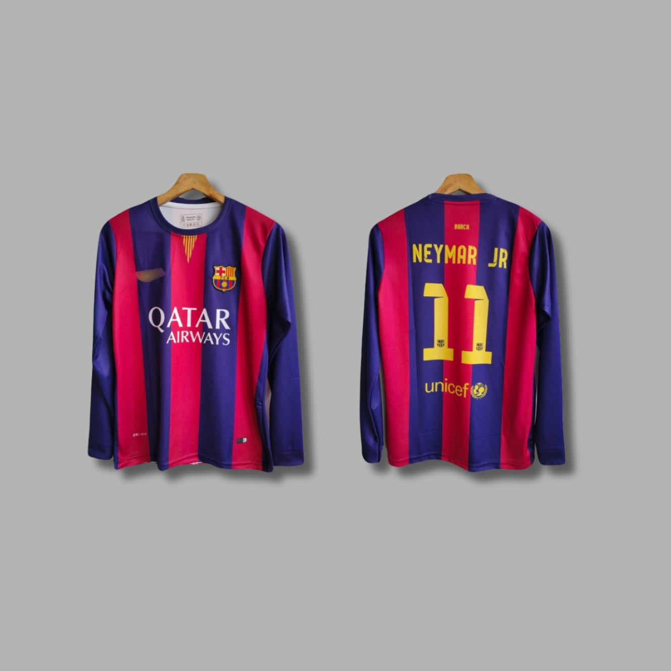 FC Barcelona 2014-2015 Neymar Jr. Full sleeve Embroidery kit -P661 | Jersey Kada