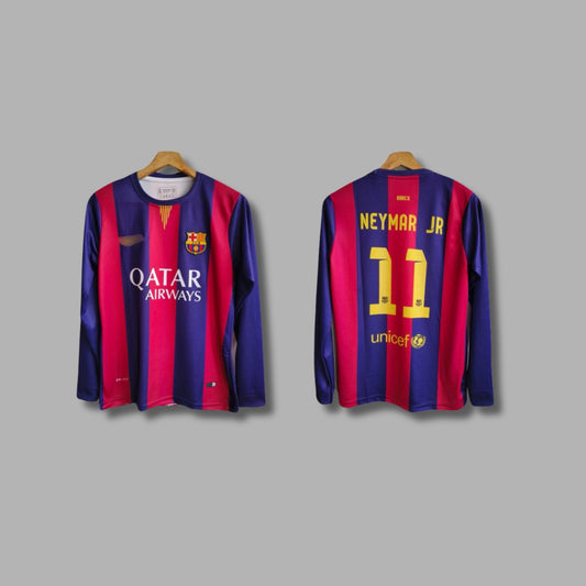 FC Barcelona 2014-2015 Neymar Jr. Full sleeve Embroidery kit -P661 | Jersey Kada