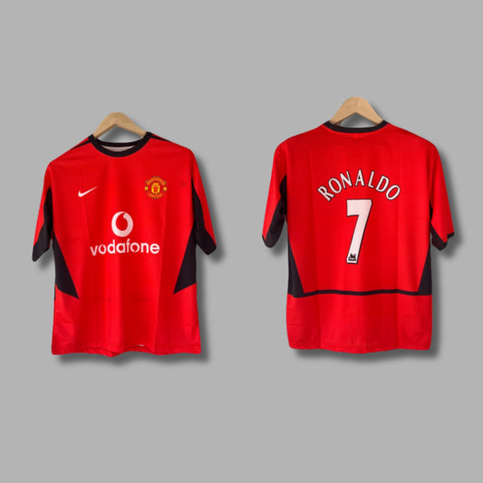Man United 2006-07 Home Ronaldo Five Sleeve Sublimation P1467| Jersey Kada