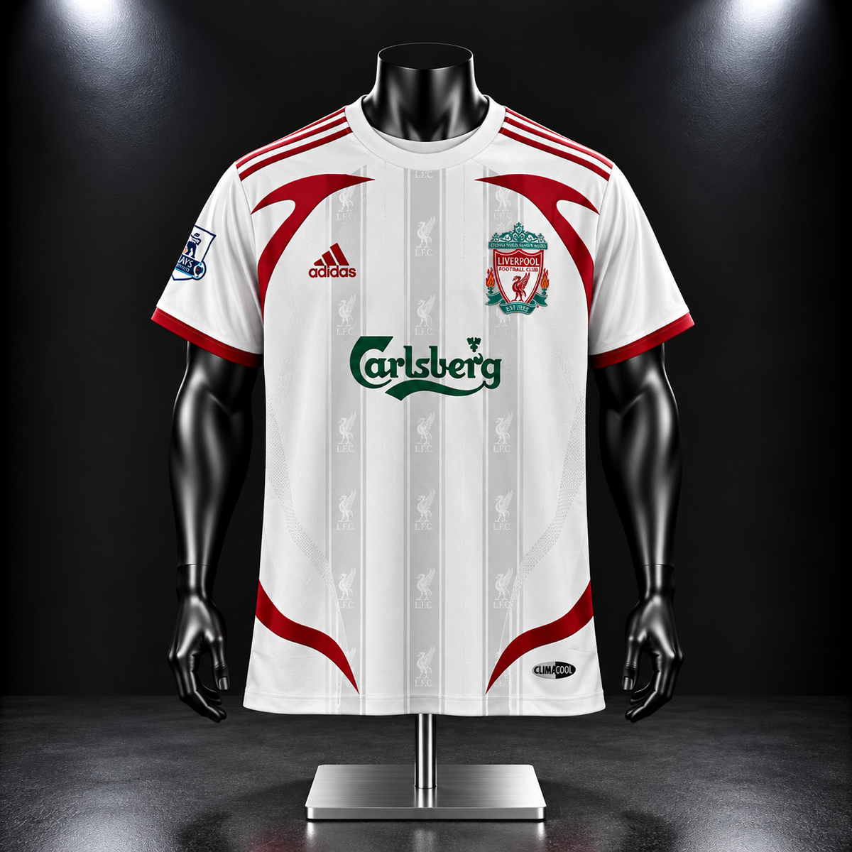 Torres Liverpool 2007/08 Away Half Sleeve Sublimation - P2151 | Jersey Kada