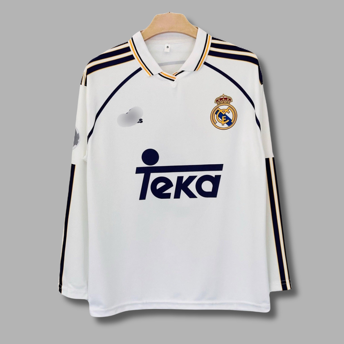 Robaerto Carlos Real Madrid 2026-27 home kit full sleeve Collar Sublimtion - P2693 | Jersey Kada
