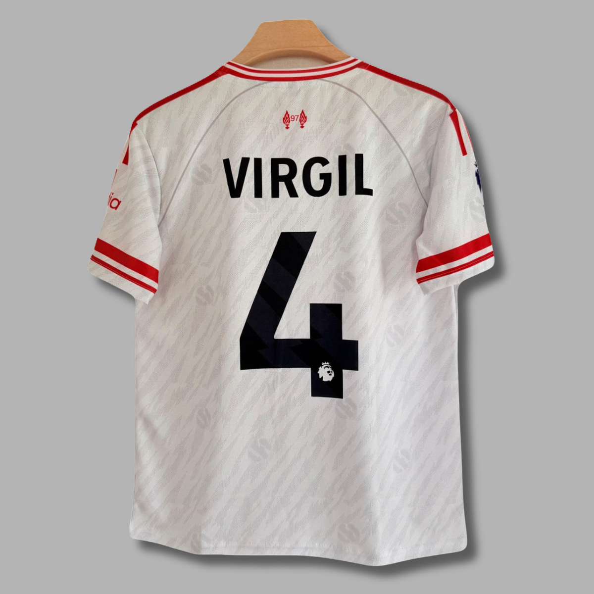 Van Dijk Liverpool 2026/27 Away kit Half sleeve embroidery jersey - P2606 | Jersey Kada