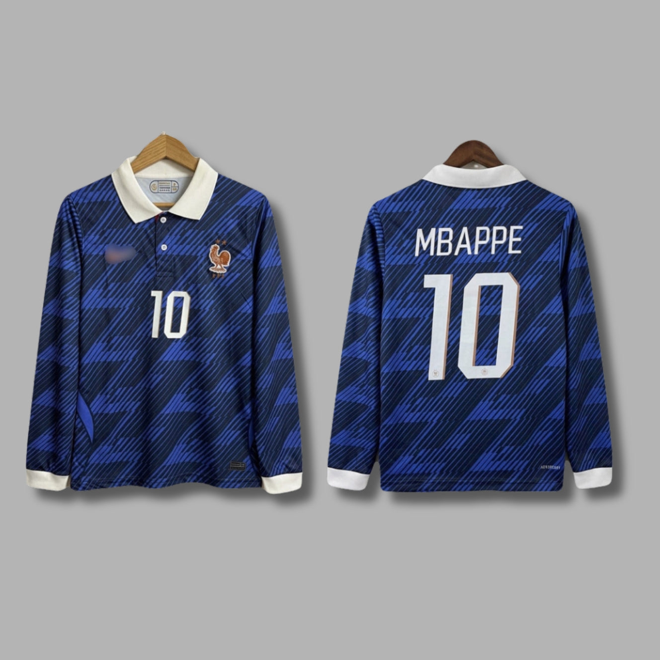 France Mbappe 2026 Worldcup Full Sleeve Collar Embroidery P1833| Jersey Kada
