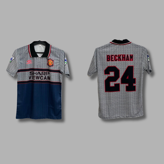 Manchester United 1995/96 Beckham Away Half Sleeve Sublimation -P530 | Jersey Kada