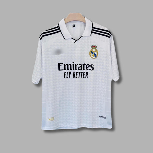 Real Madrid 2024-25 Home Ronaldo Edition Collar FiveSleeve Sublimation P1542 | Jersey Kada