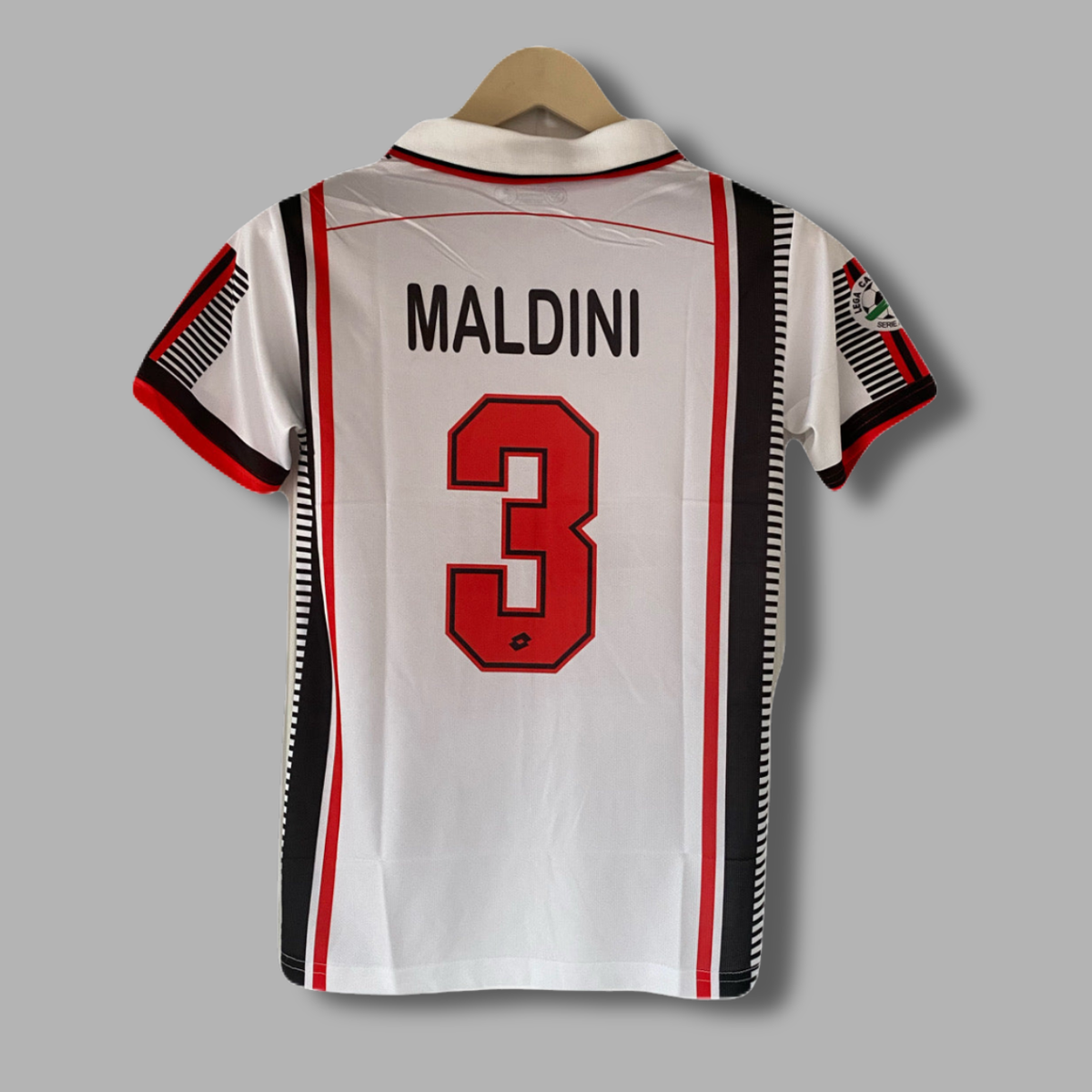 Maldini Ac milan collar type half sleeve sublimation jersey - P2096