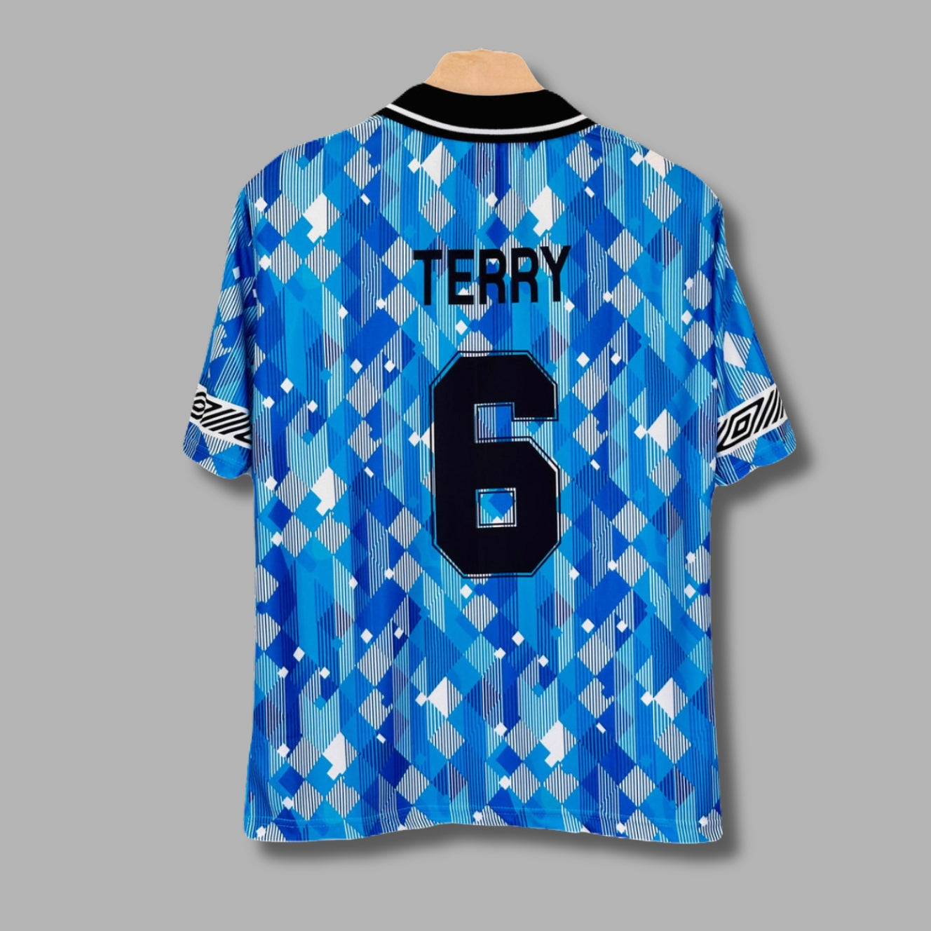 England Terry Five Sleeve Collar Sublimation- P2161 | Jersey Kada
