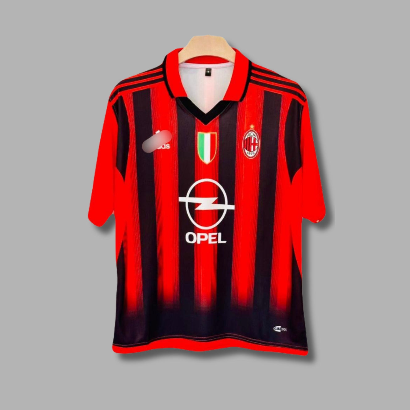 Ac Milan 2006 Home Maldini Five Sleeve Collar Sublimation P1866| Jersey Kada