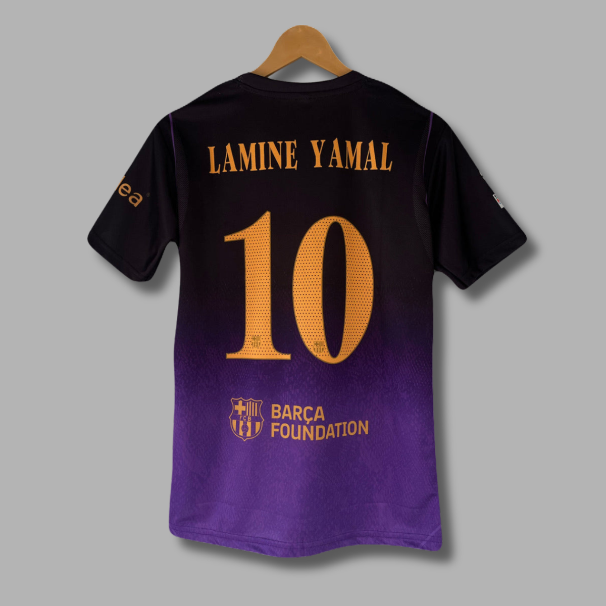 Lamine Yamal Barcelona 2026-27 Away Half Sleeve Embroidery- P2368 | Jersey Kada