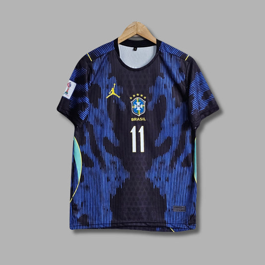 Brazil 2026 worldcup Away Raphinha Half sleeve Embroidery | Jersey Kada