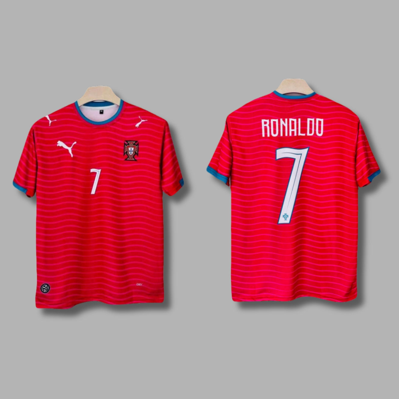 Portugal 2026 WorldCup Ronaldo Half Sleeve Embroidery -P2058 | Jersey Kada