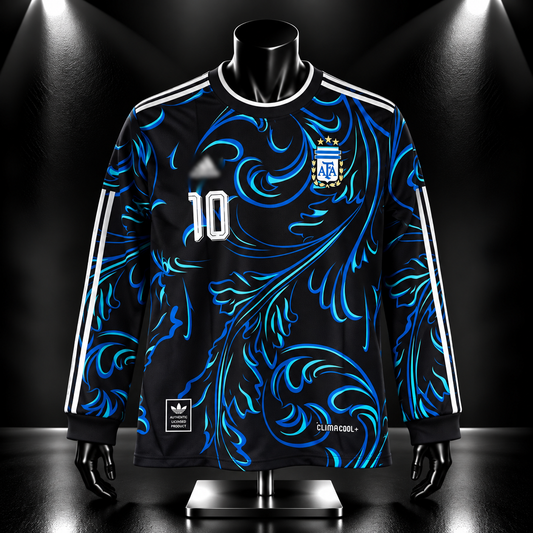 Messi Argentina 2026 Worldcup Away fullsleeve Sublimation  - P2489 | Jersey Kada