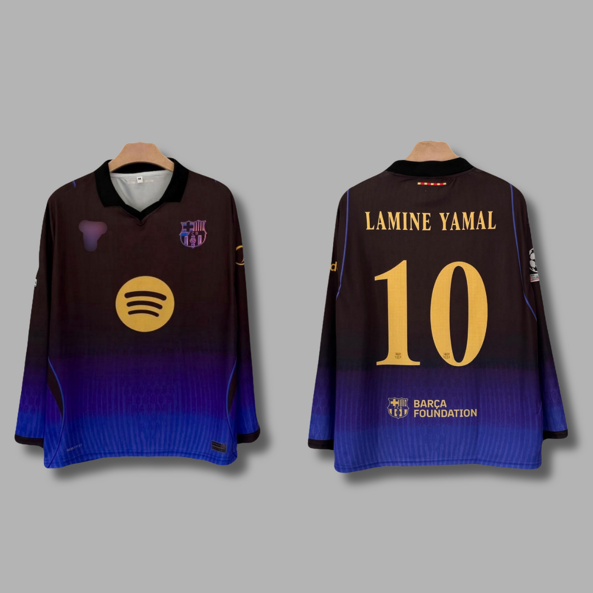 Yamal Barcelona 2026-27 Away kit full sleeve sublimation Jersey -P2535 | Jersey Kada