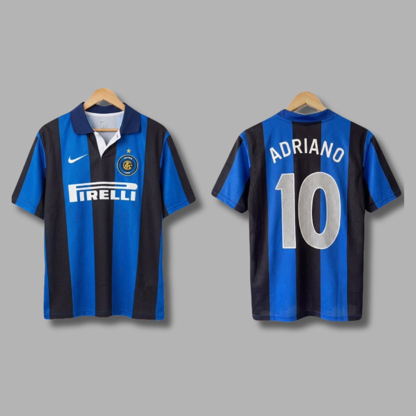 lnter Milan 2004-2006 adriano  Premium collar five sleeve sublimation P1469 | Jersey Kada