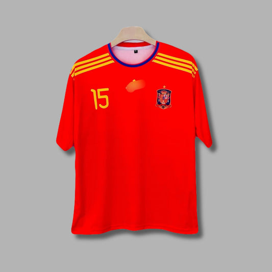 Spain 2022 Worldcup Sergio Ramos Five Sleeve Sublimation P1556 | Jersey Kada