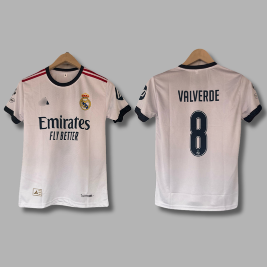 Valvarde Real Madrid 2026/27 Home Half Sleeve Sublimation - P2283 | Jersey Kada