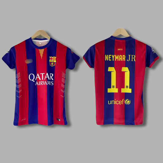 Neymar Barcelona 2014/15 home Kit Half Sleeve sublimation - P2159 | Jersey Kada