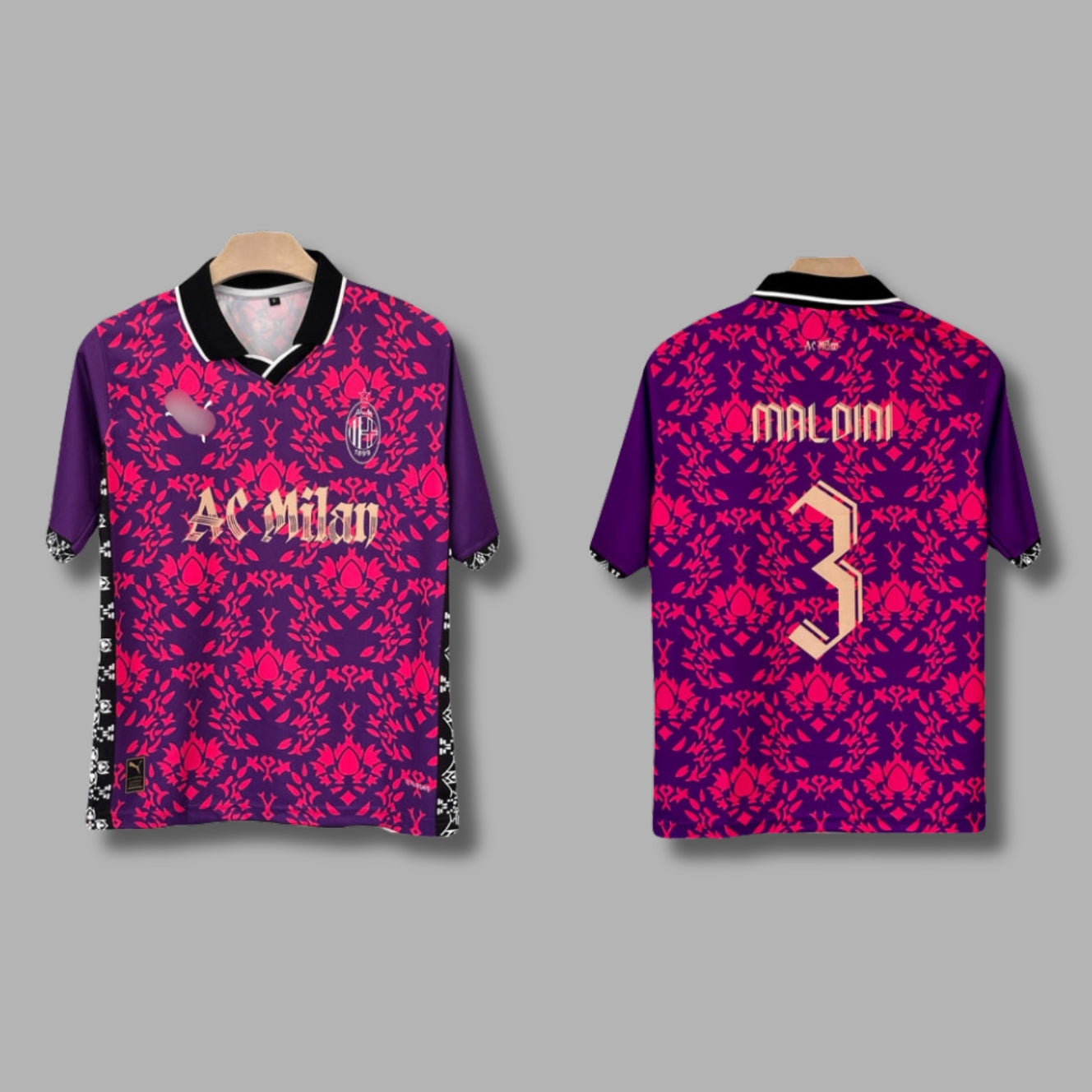 Ac Milan Billie Special Edition Maldini  Collar Five Sleeve Sublimation | Jersey Kada