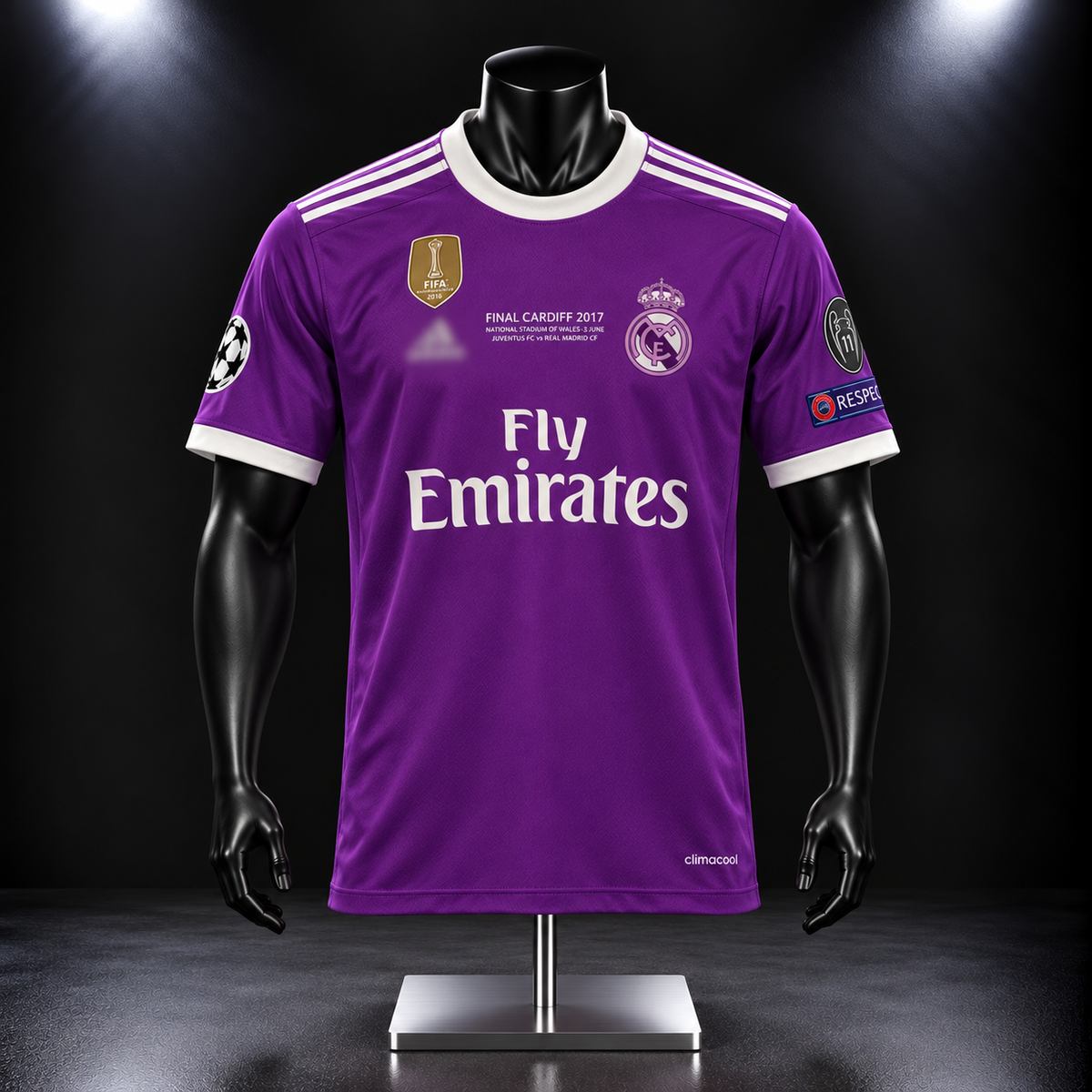 Real Madrid 2016/17 Away Ronaldo Half Sleeve Embroidery P955 | Jersey Kada