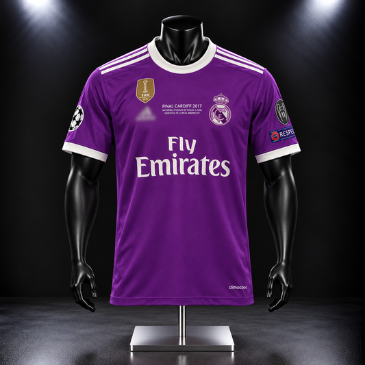 Real Madrid 2016/17 Away Ronaldo Half Sleeve Embroidery P955 | Jersey Kada