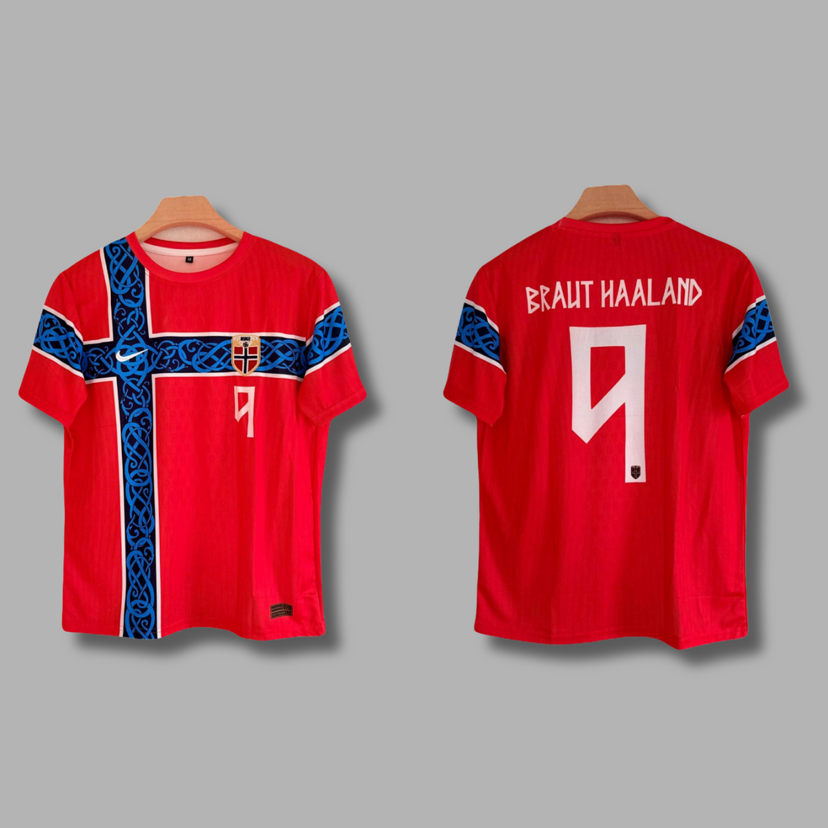 Norway 2026 world cup home haaland half sleeve embroidery Jersey - P1700 | Jersey Kada