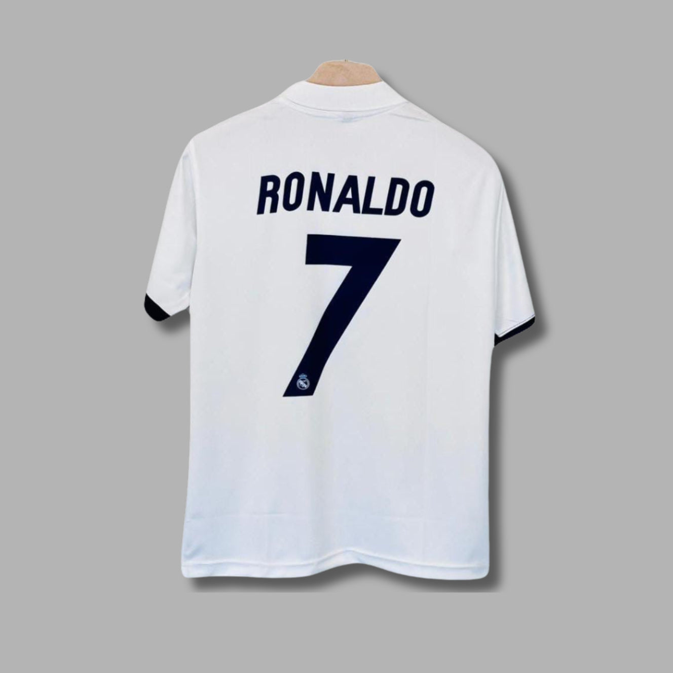 Real madrid 2016-17 Ronaldo Half Sleeve Collar Sublimation | Jersey Kada p1459